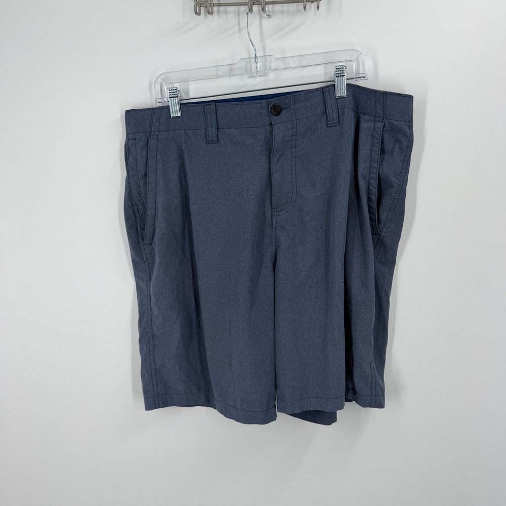 Denali Hybrid Shorts Mens 38 Blue Heathered Stretch Casual Outdoor
